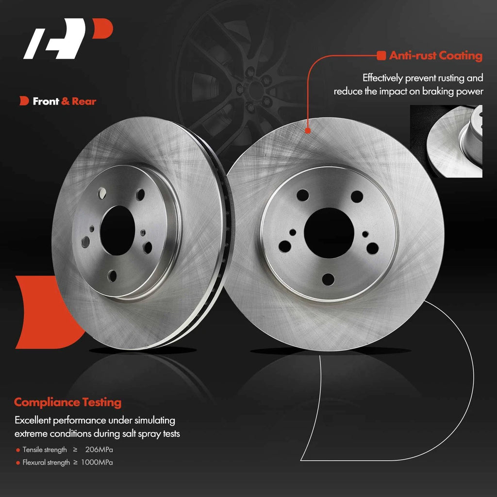 Brake Rotor Pads & Drum Shoe for Toyota Sienna (2004–2006)