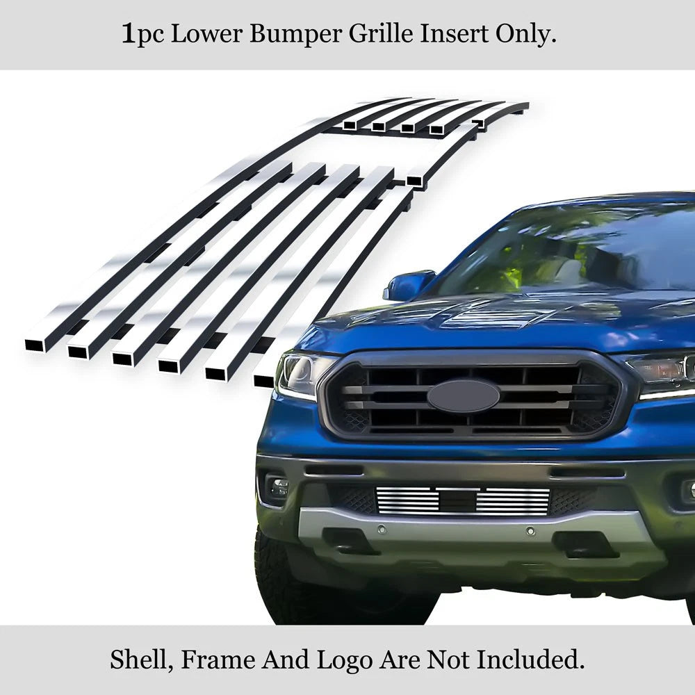 Stainless Chrome Billet Grille Adaptor for Ford Ranger (2019-2023)