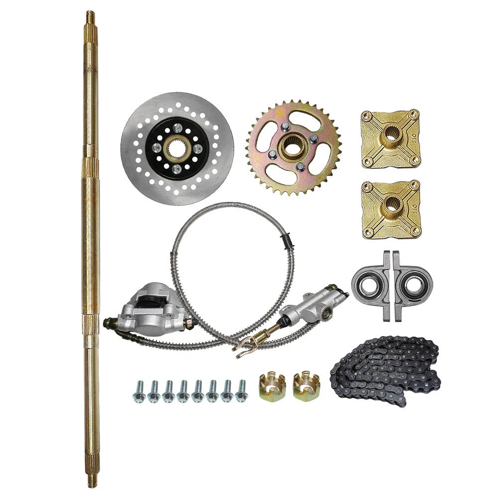 Rear Live Axle Kit for ATV Quad Go Kart (815mm, 32")