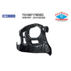 Replacement Steel Front Passenger Side Bumper Mounting Bracket for Toyota