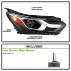 HID/Xenon Headlight for Equinox (2018–2021) Passenger Side w/ LED DRL RH