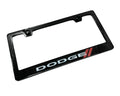 Stripe ABS Real Carbon Fiber License Plate Frame for Dodge (2015–2024)
