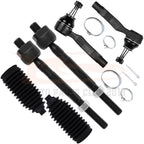 Set of 6 Steering Tie Rod Rack and Pinion Bellows for Infiniti G35 (2003–2007)