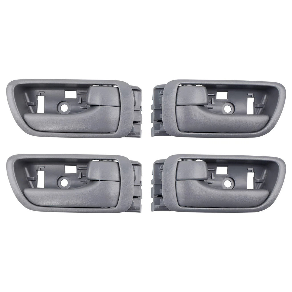 4X Grey Interior Door Handle Set for Toyota Camry (2002–2006)