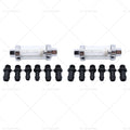 2X Glass Inline Fuel Filter for Universal Use (1/4, 5/16, 3/8)