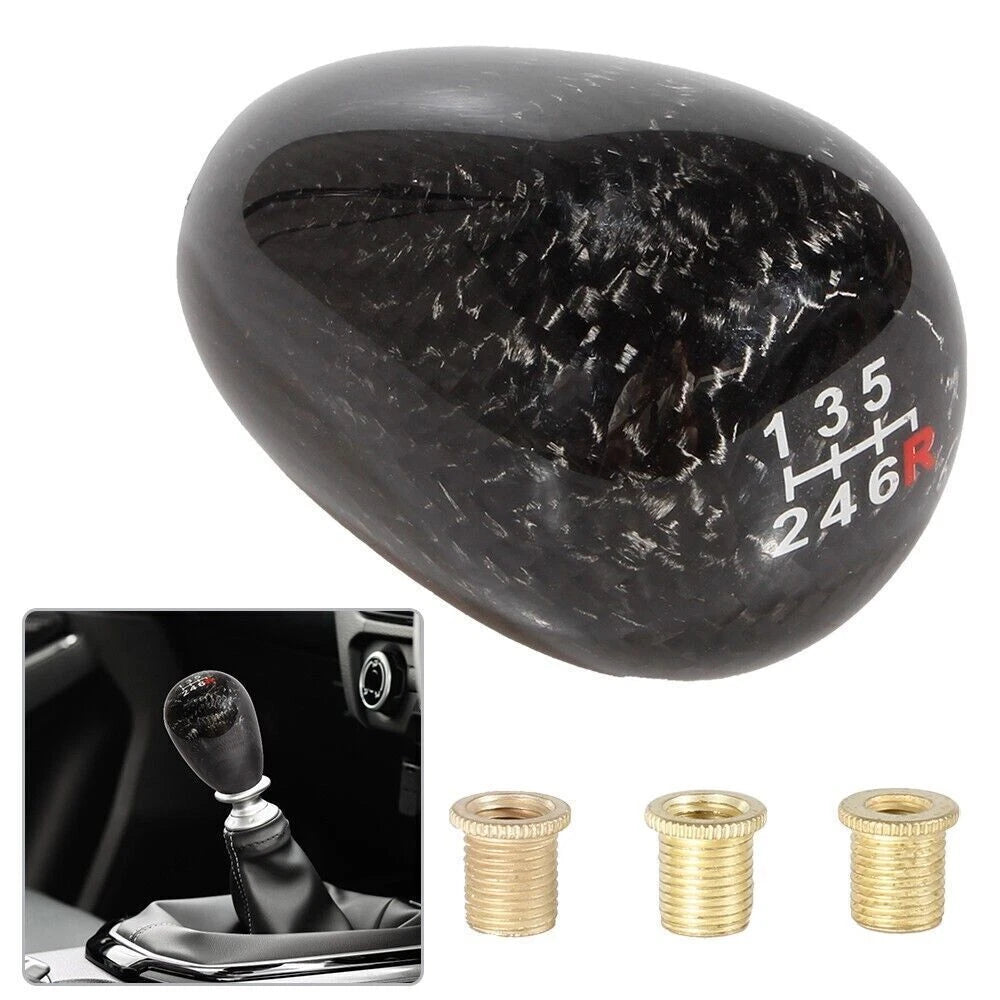 Carbon Fiber Gear Shift Knob for Universal Fit (2010–2023)