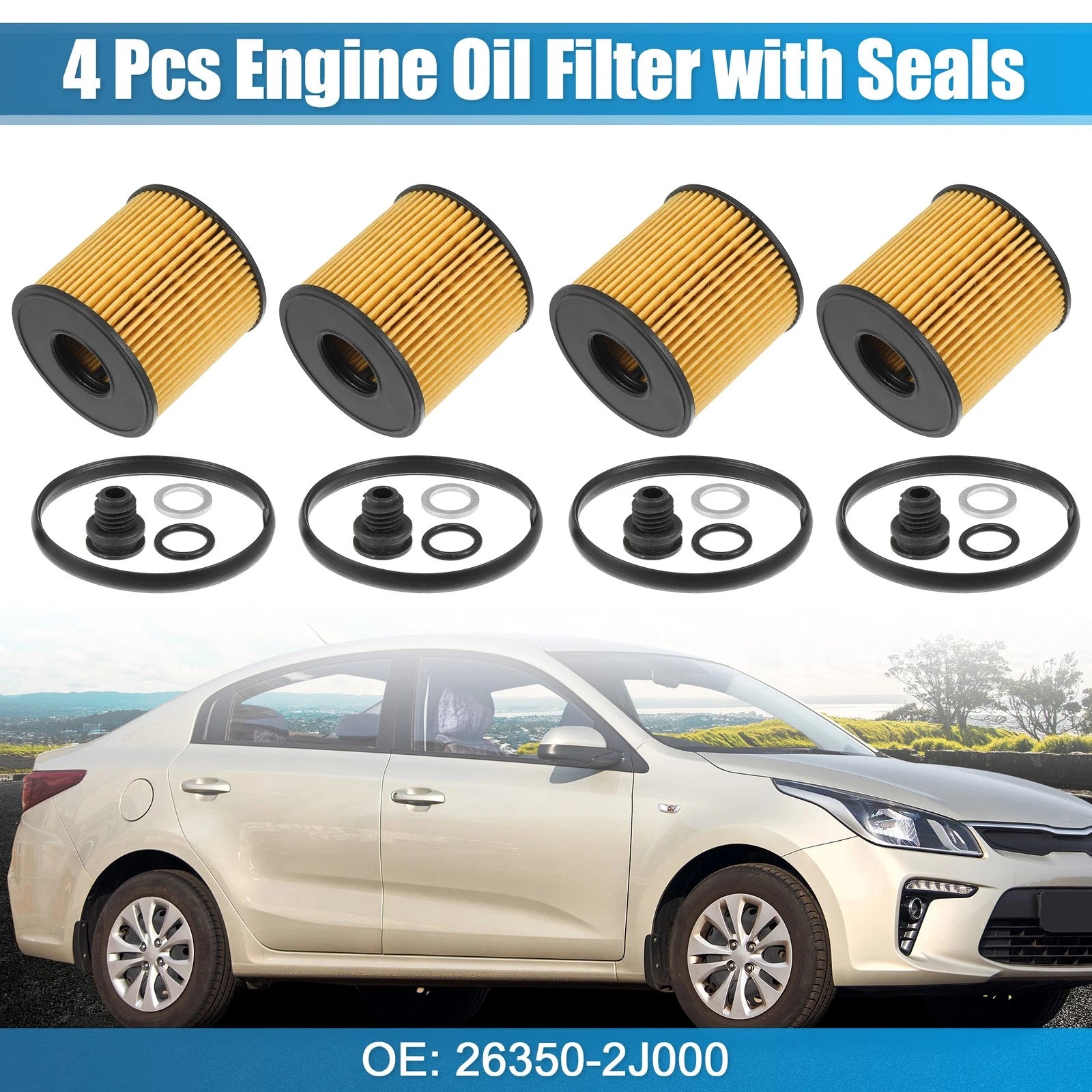 Engine Oil Filter 26350-2J000 for Hyundai Elantra 