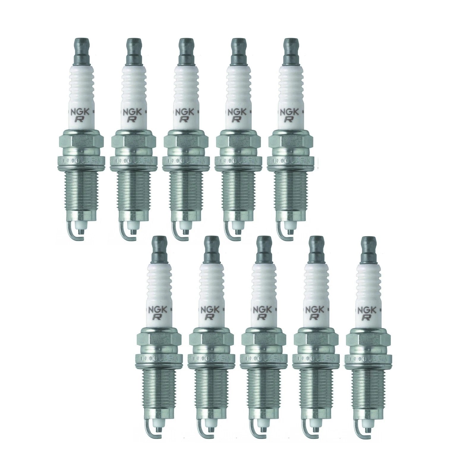 Set of 10 NGK V-Power V-Cut Spark Plugs 0.035 Gap for Dodge Viper (1992–2002)