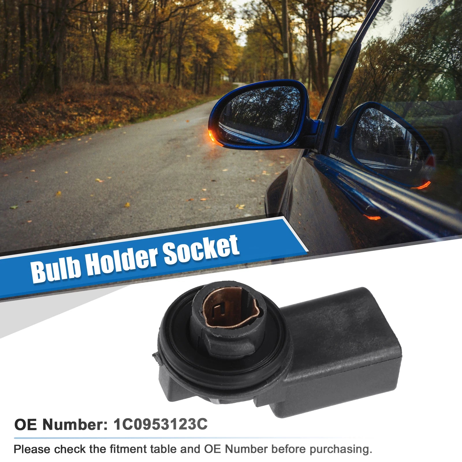 Car Bulb Holder Socket No.1C0953123C for Audi Q7 (2010–2015)