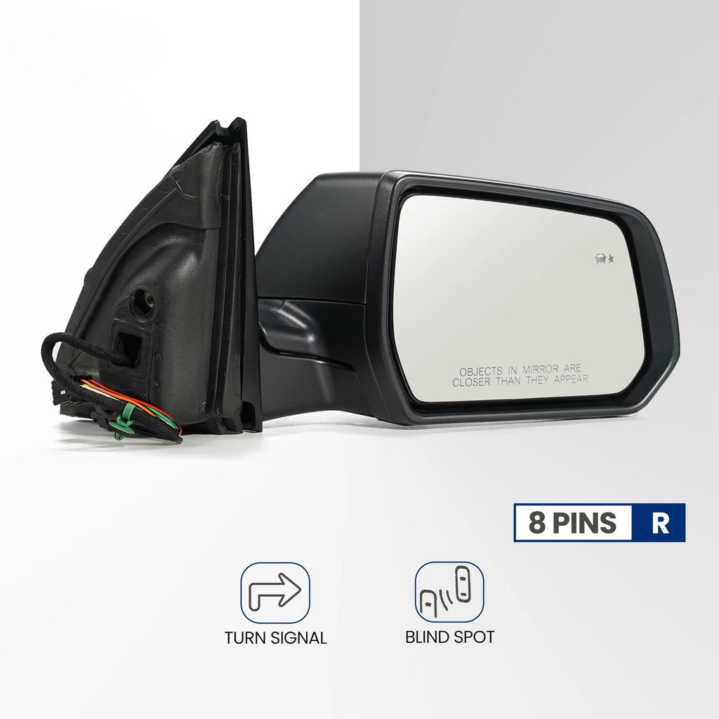 Side Mirror for Chevy Traverse (2022–2024) W/Turn Signal & Blind Spot 8 Pins