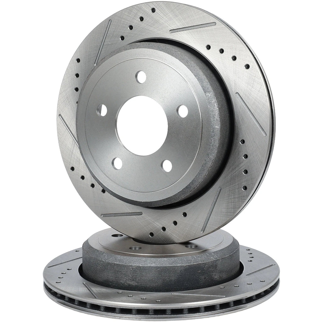 Rear Brake Rotors & Ceramic Pads for Mercury Grand Marquis Marauder (2003–2011)