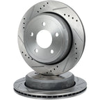 Rear Brake Rotors & Ceramic Pads for Mercury Grand Marquis Marauder (2003–2011)
