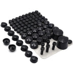 Bolts Toppers Caps for Harley Softail Twin Cam (2007–2010) Black