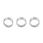 Silver AC Climate Control Knob Ring Covers for Subaru Forester XV Crosstrek WRX (2014-2021)