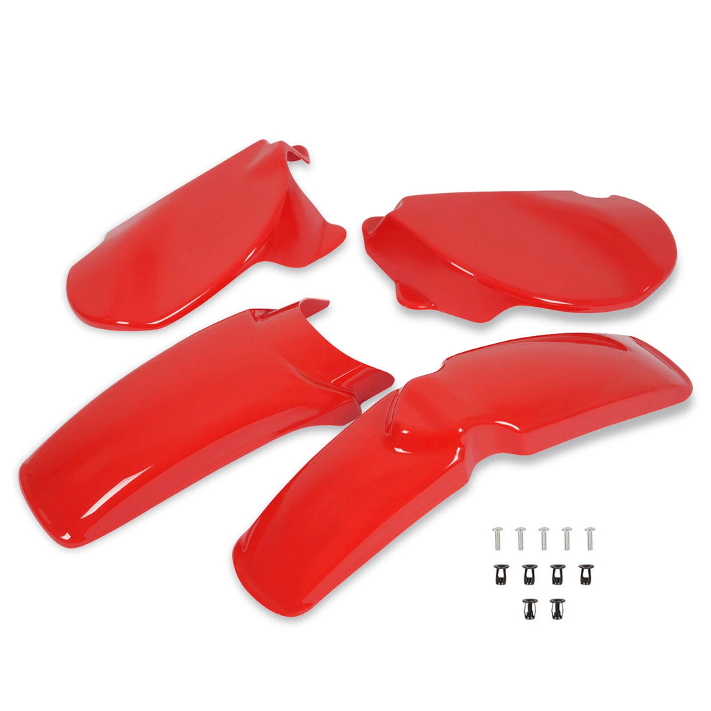 Plastic Kit for Honda XR75/XR80 (1977–1982) - Front/Rear Fender & Side Panels