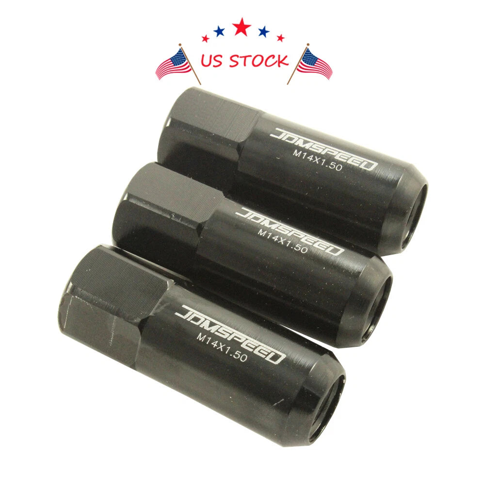 20PC Extended Forged Aluminum Tuner Racing Lug Nuts for JDM Vehicles