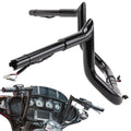 10" Gloss Black Pre-Wired Bagger Bar 1-1/4" Ape Handlebars for Harley Touring