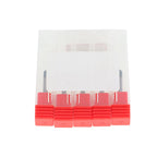 Carbide End Milling Cutter Set for 1/8" Diameter (4 Flutes, 90Â°)