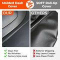 Dash Cover Cap for Silverado 1500 LS LT (2007–2013) One-Piece Textured Overlay