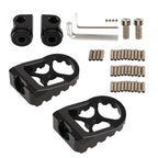 MX Style Wide Foot Pegs for Harley Dyna Fat Boy Road King V-Rod (1993–2017)