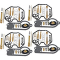 Set of 4 Air Cut Off Valves & Carburetor Repair Kits for Honda CB650 (1980)