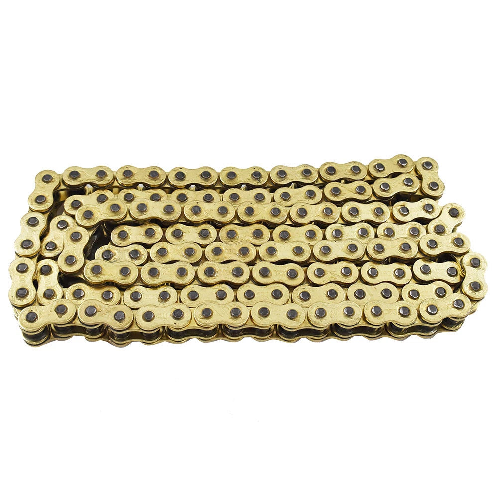 Heavy Duty O-Ring Drive Chain for Motorcycle (530 Pitch, Gold Color)