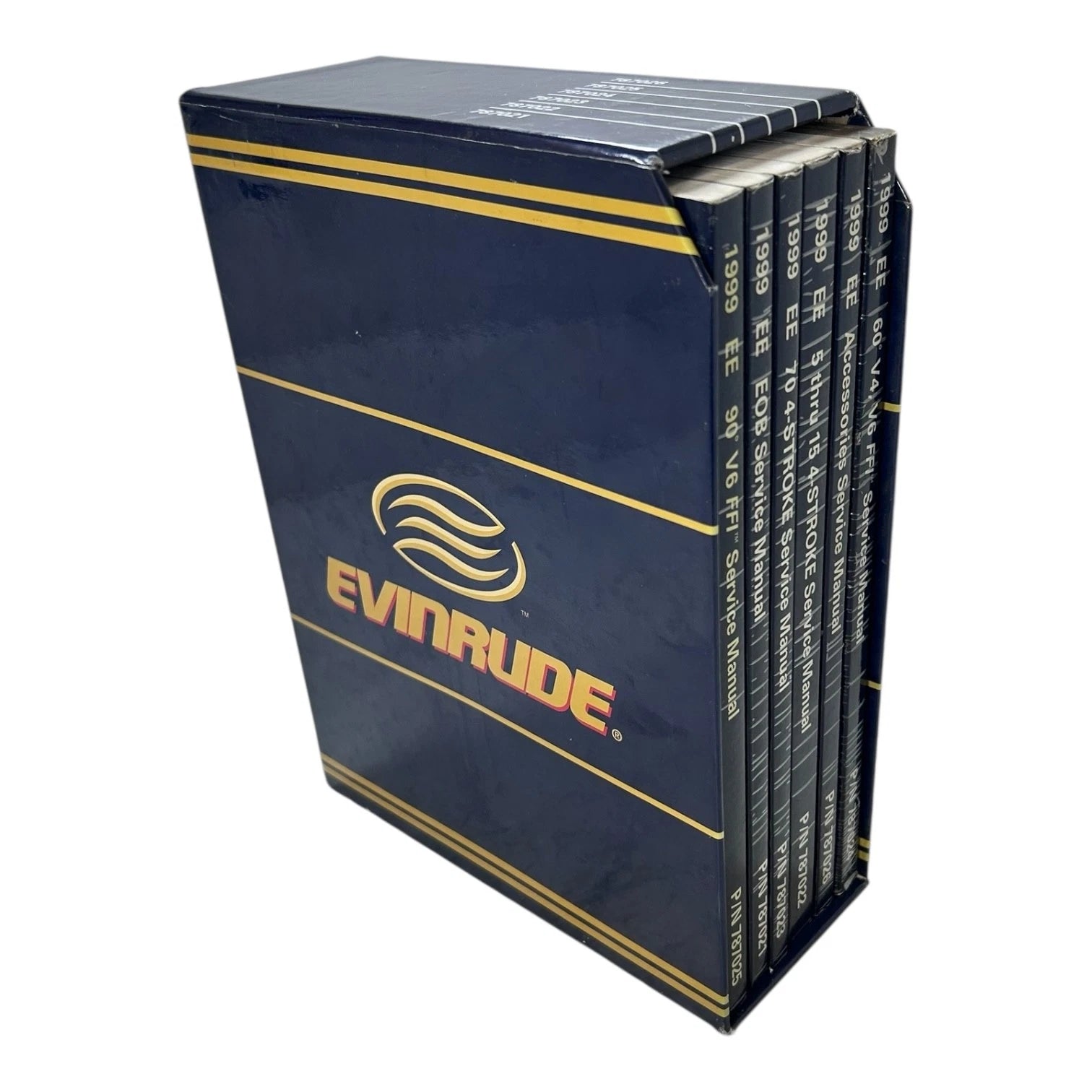 Set of 6 Evinrude 787019 Marine Service Manuals (1999)