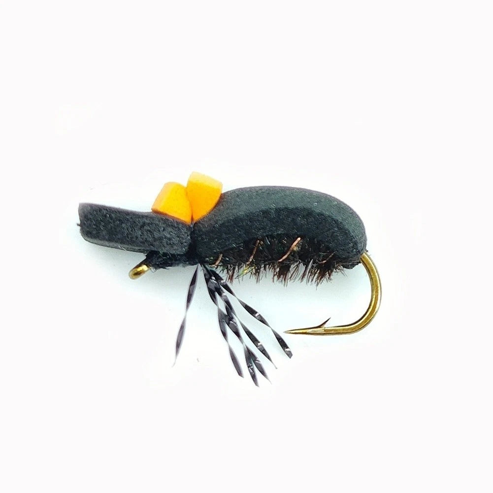 5 Pack Foam Dry Lures for Trout Bass Fishing with Strong Hooks
