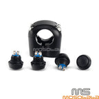 4-Button Turn Signal Momentary Switch for Harley Motorcycle 7/8'' Handlebar