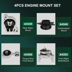 4X Transmission Engine Mount for Nissan Altima 2.5L Auto CVT (2007–2012)