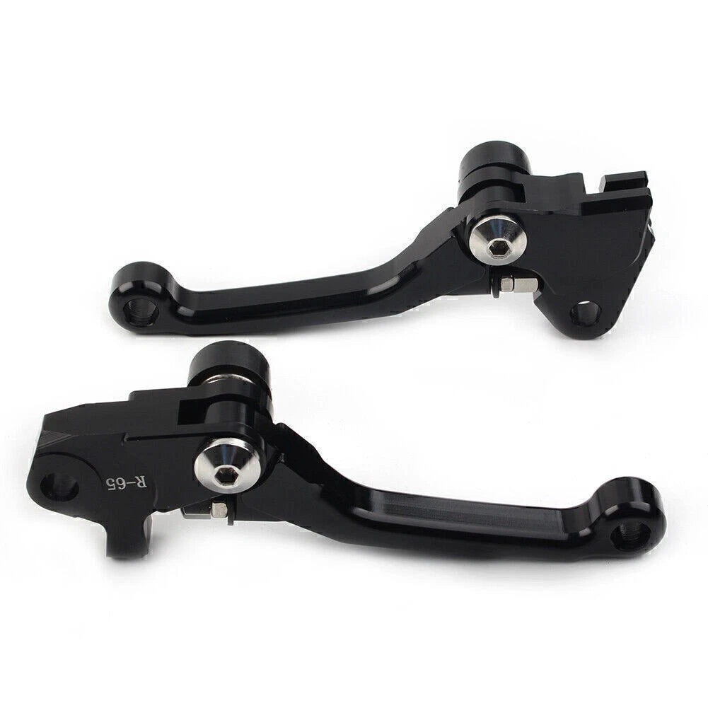 Pivot Brake Clutch Levers for Kawasaki KX250F KX450F (2004–2019) Black
