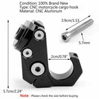 Helmet Bottle Hanger Holder for Yamaha NMAX 155 (2015–2023) - Aluminum Alloy Hook