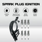 3 Spark Plug Wires + 6 Plugs for Toyota 4Runner Tacoma Tundra (1995–2004)