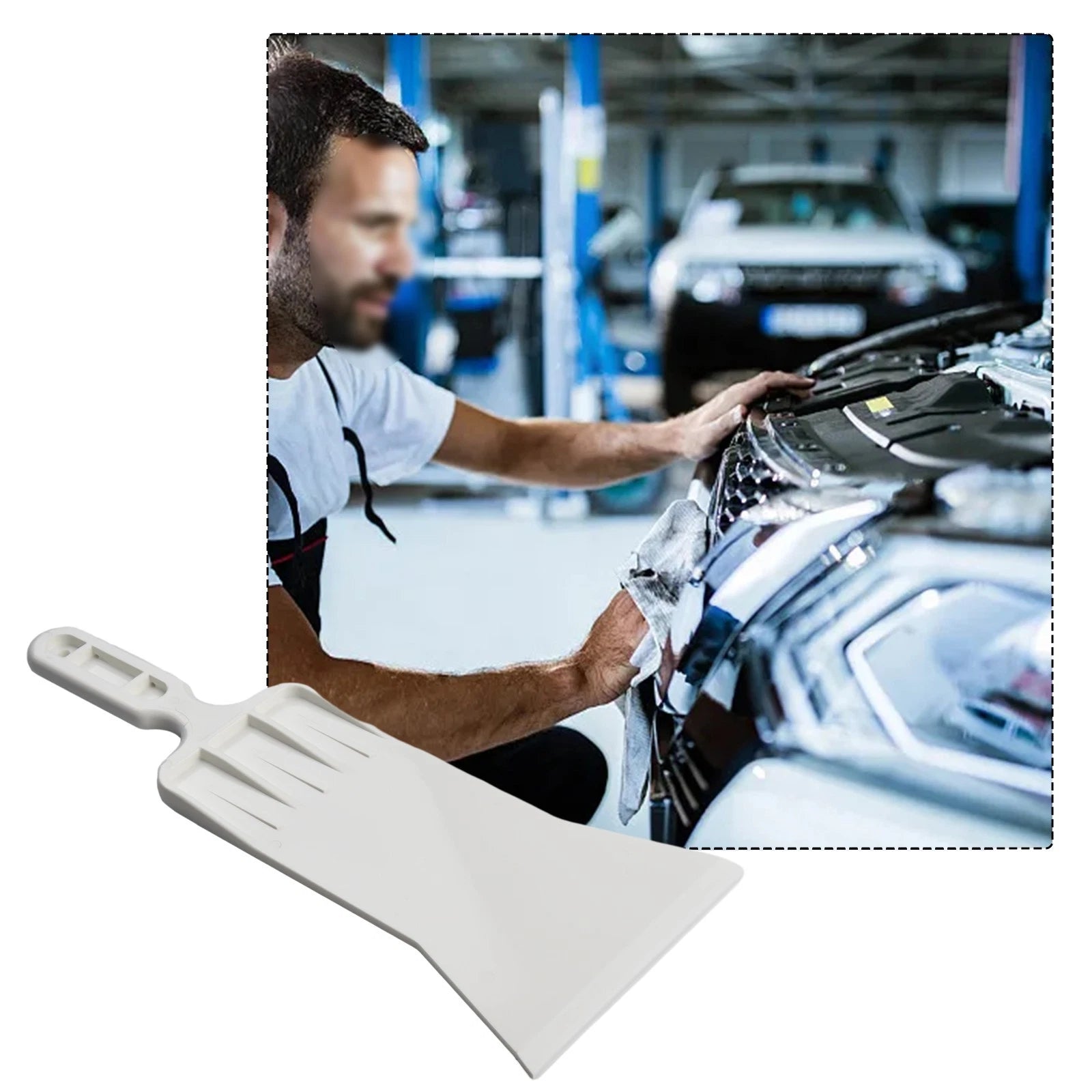 Squeegee Auto Decals Wrapping Applicator for Bulldozer