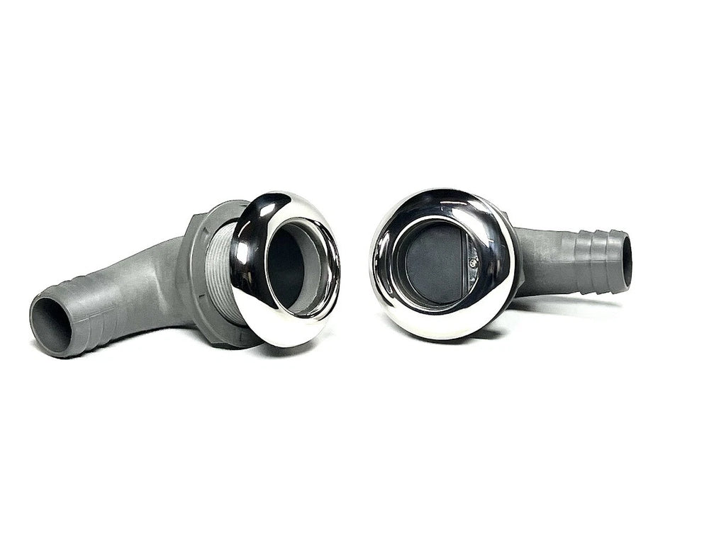 2X Stalon Scupper 90 Degree SS Face for Marine Town 9305460 (OEM)