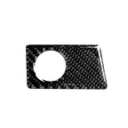 Interior Ignition Switch Button Cover Trim for Audi A4 S4 A5 (2008–2020) Carbon Fiber Black