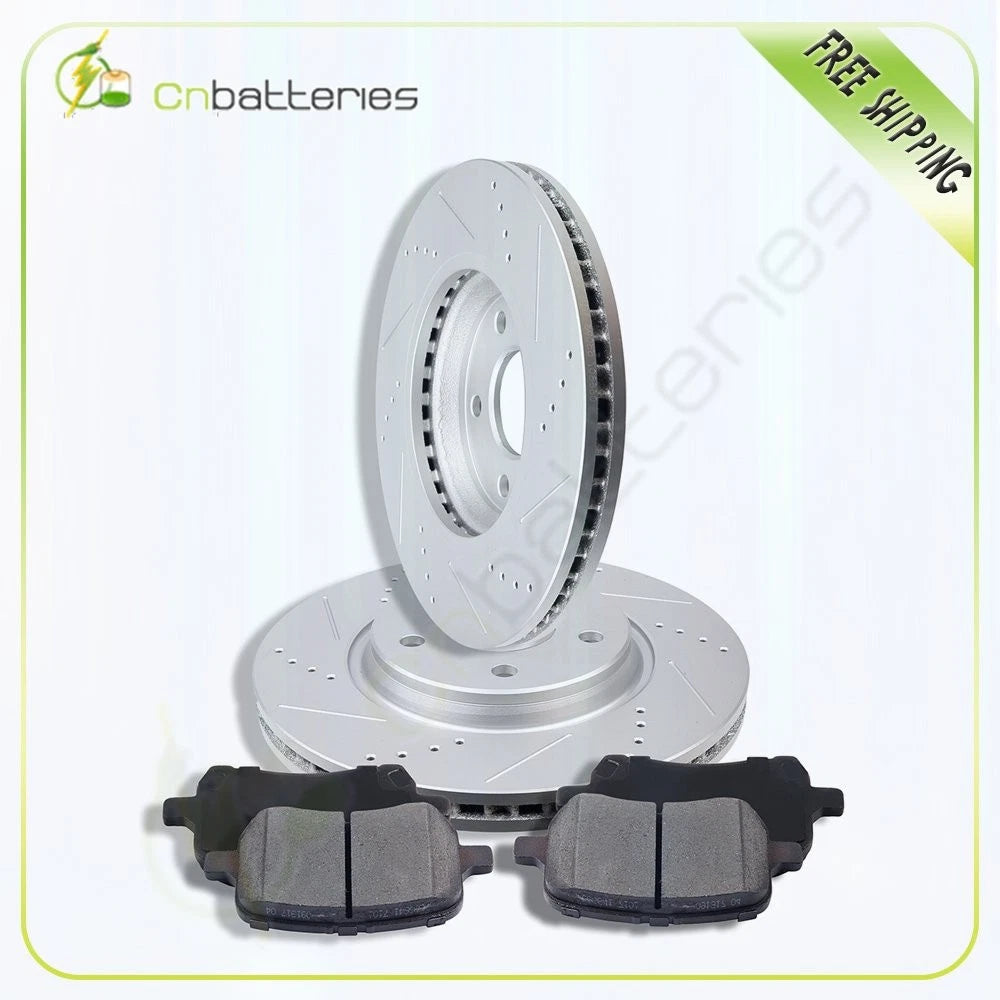 Front Brake Rotors & Ceramic Pads for Chevy Malibu/Cobalt/Pontiac G6/Saturn Aura (2004–2012)