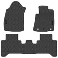 Full Set Custom Fit Moulded Rubber Floor Mats for Toyota Hilux (2015–2020)