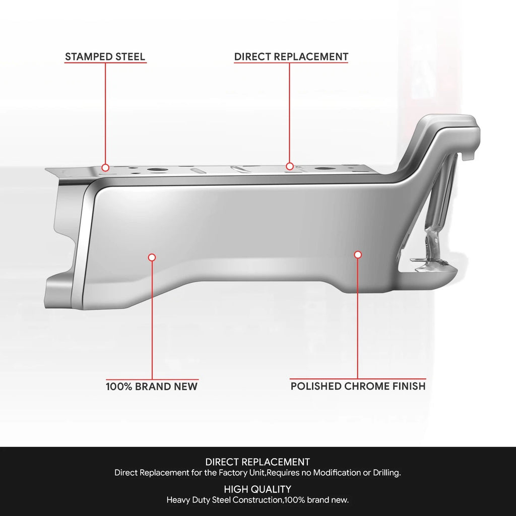 Chrome Right Rear Bumper End Cap for Ford F-250 SD (2023–2025)
