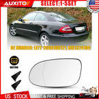 Heated Driver Side Mirror Glass for Mercedes-Benz CLK320 (2003–2005) OE MB1324109