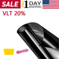 20" x 10FT Charcoal Black Window Tint Film for Car Glass (Uncut Roll)