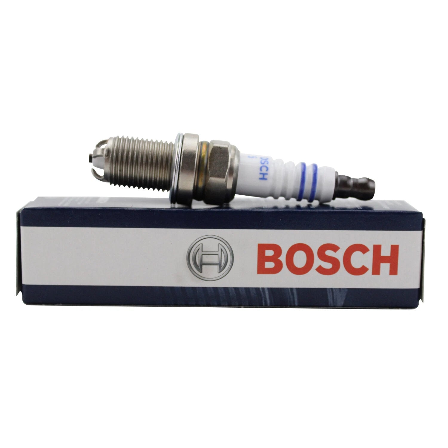 Pre-Gapped Spark Plug Set of 4 for Audi S6, Porsche 911, Boxster, Cayenne (Bosch FGR6KQE)