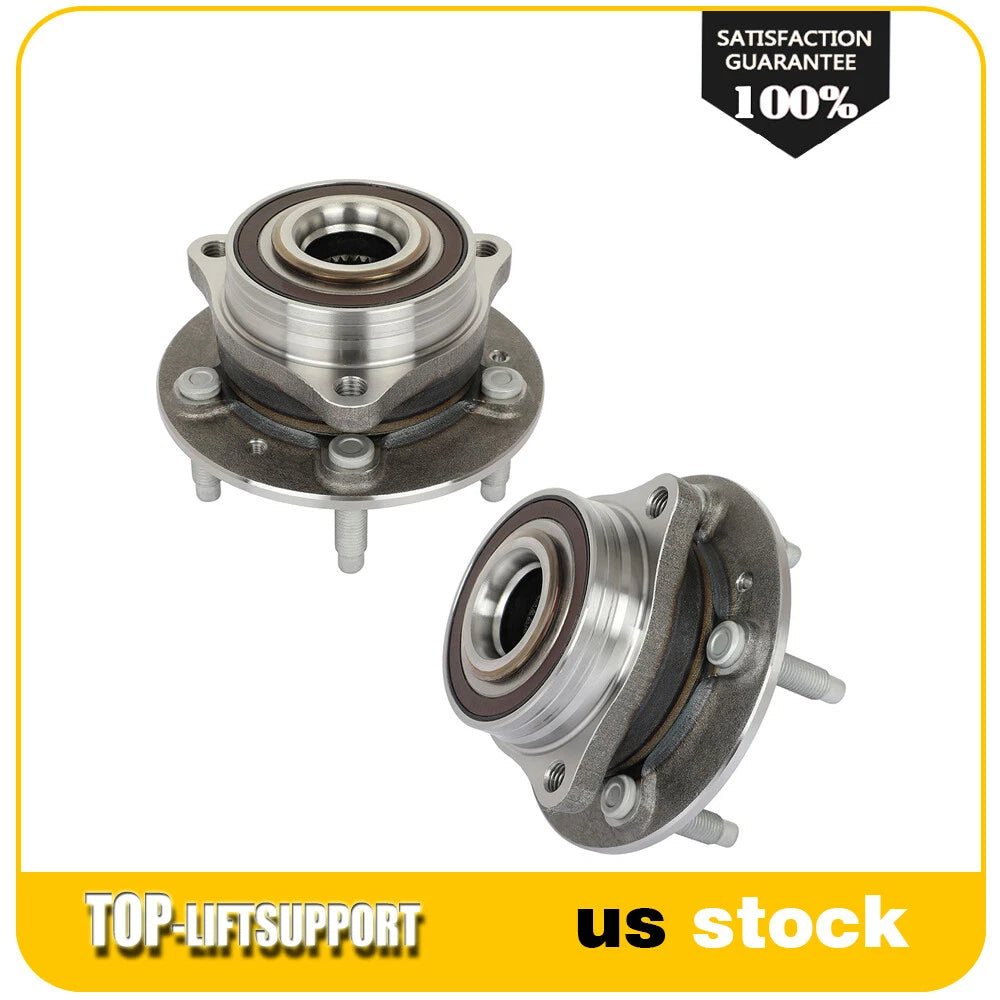 2X Front Wheel Bearing and Hub Assembly for Chevy Malibu, Buick Cascada, Regal, TourX