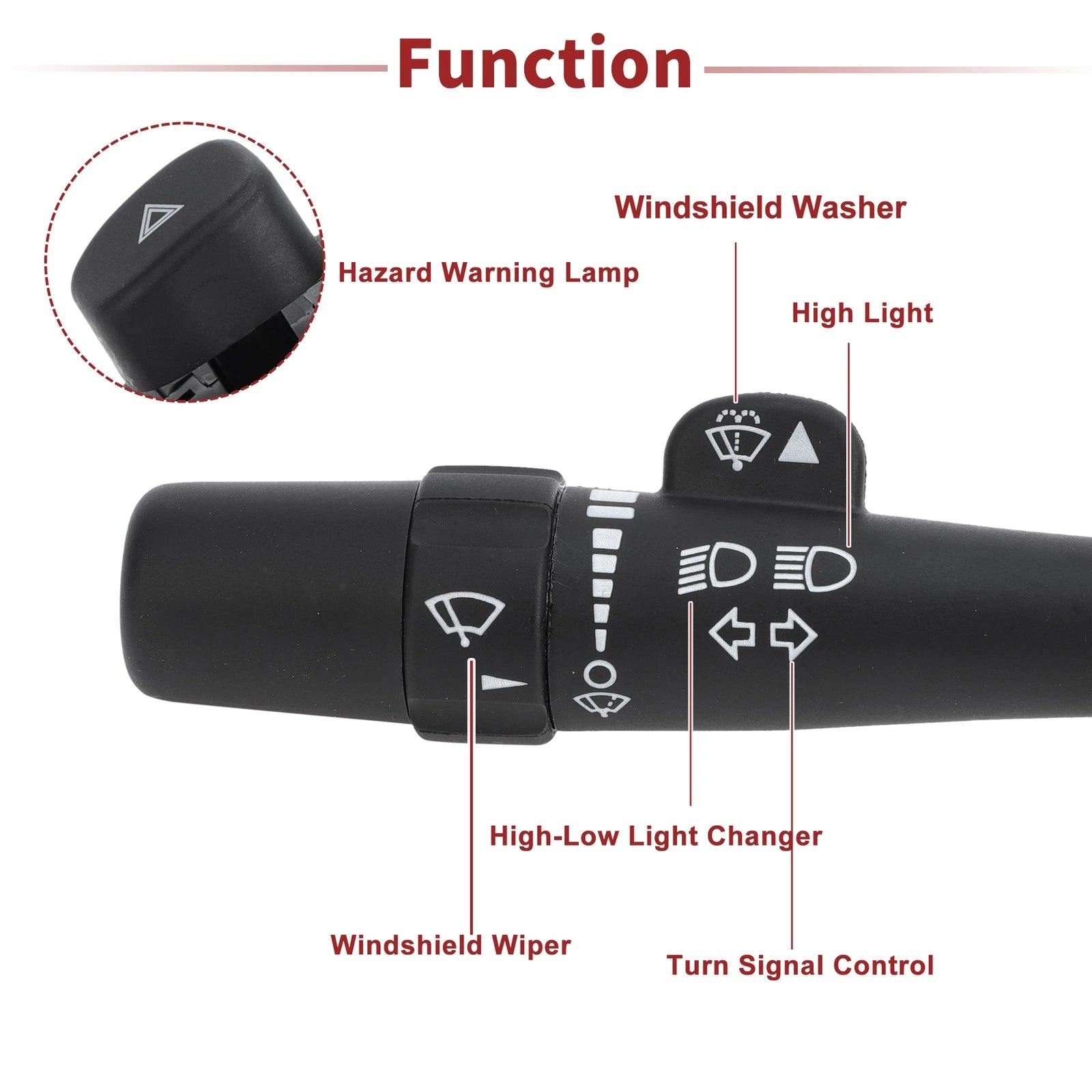 Turn Signal Switch Lever No.15849313 for GMC Sierra 1500 (2007)