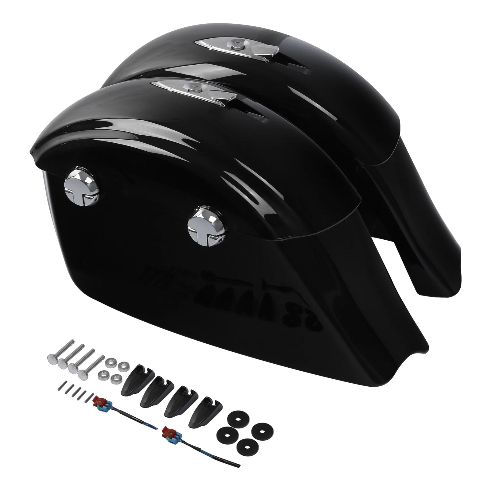 Hard Saddle Bag & Electronic Latch for Indian Chieftain Springfield (2014–2024)