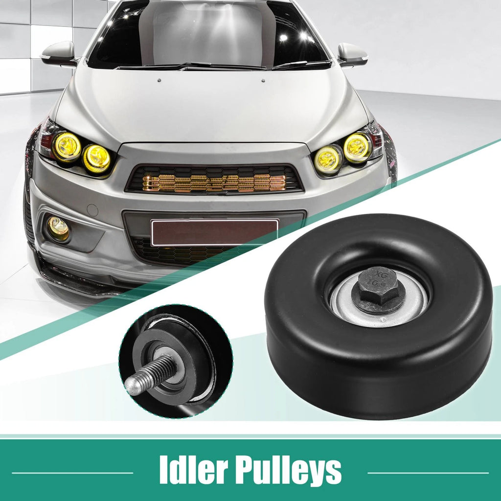 Idler Pulley for Chevrolet 36299 (with Bolt Insert Dust Shield Retainer Spacer)