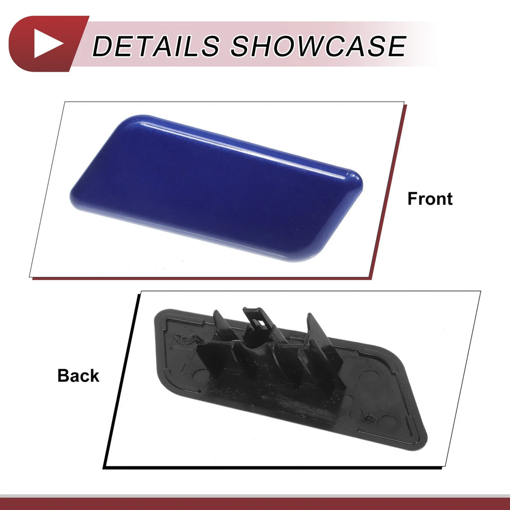 Front Left Washer Nozzle Cover Cap for Subaru Outback (2015–2017) Blue