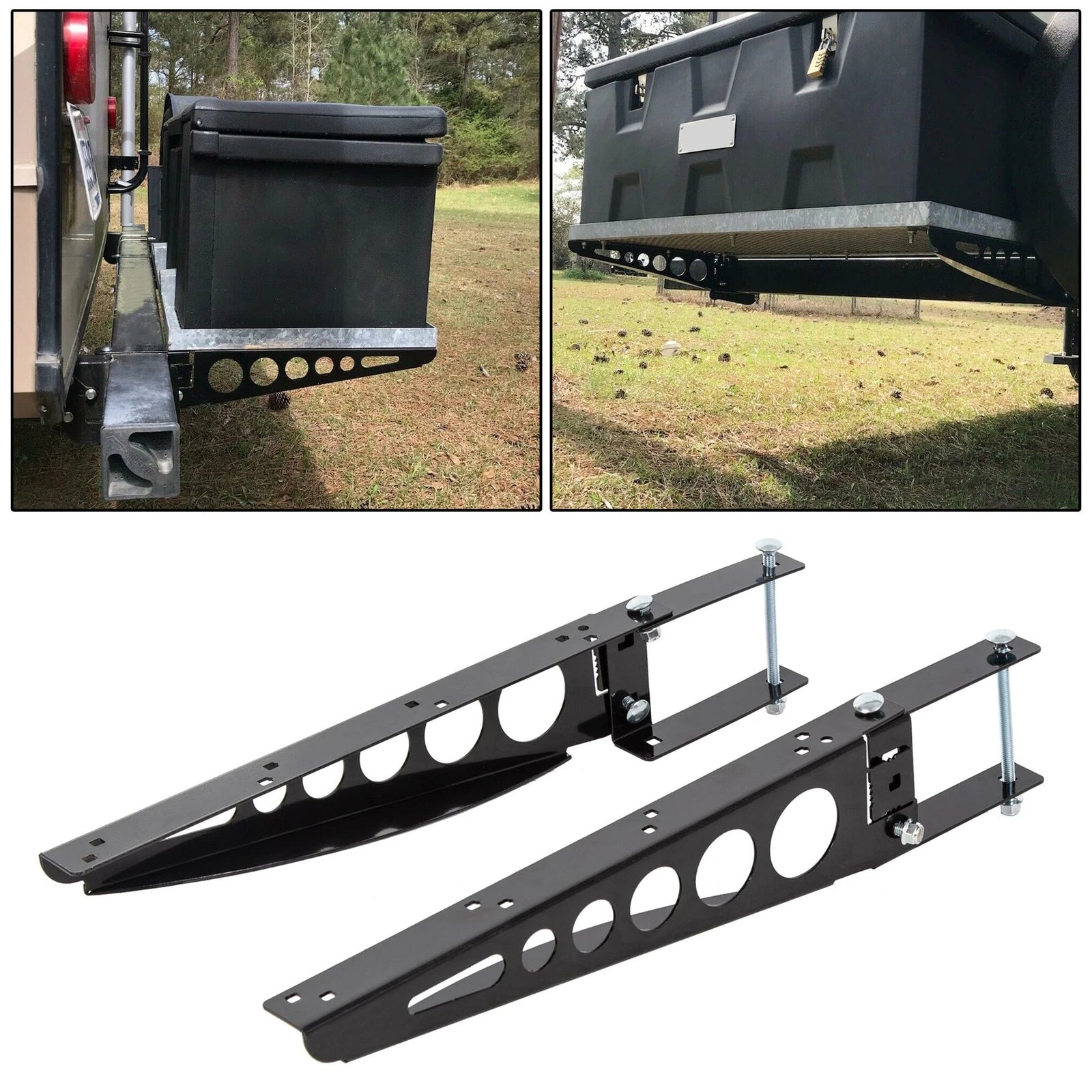 Set of 2 Rear Bumper Mounting Cargo Carrier Support Arms for RV (YYYY–YYYY)
