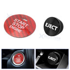 Carbon Engine Start Button + Cigarette Lighter Trim for Mazda (2014–2018)
