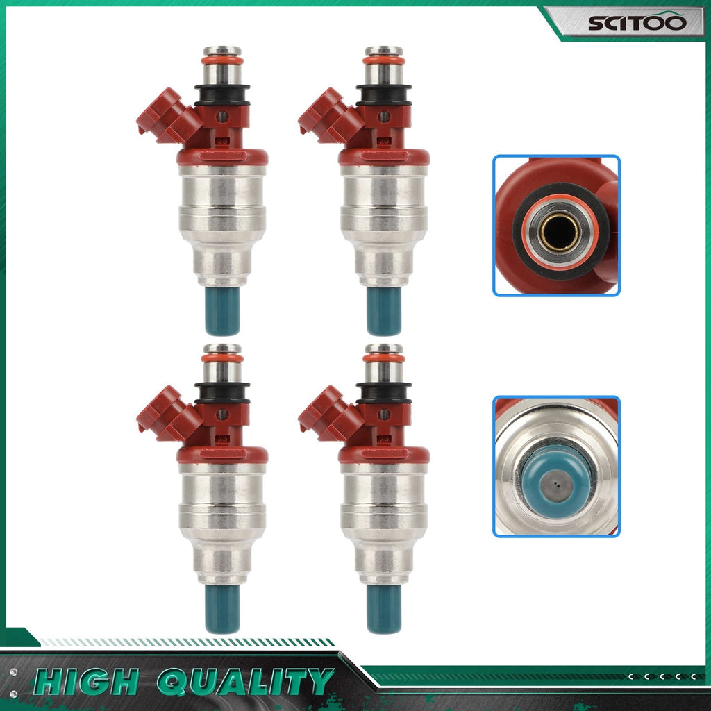 Set of 4 Fuel Injectors for Toyota 4Runner Pickup 2.4L (1989–1995) 23209-35040